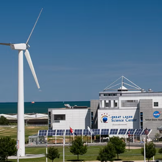 View of the Great Lakes Science Center