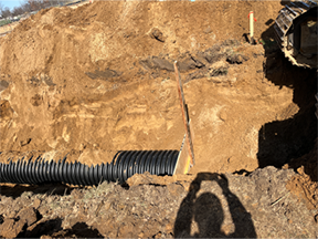 MGRRE New Building, The concrete walls and foundations are being set