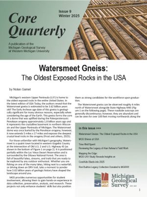 Thumbnail of the cover page of issue #9 of the MGS newsletter.